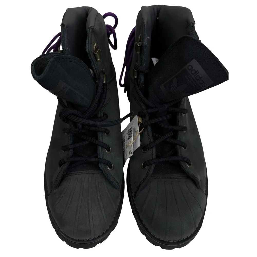 NEW Adidas Superstar Boots Carbon Mens 9.5/Womens 10.5 Urban Streetwear Utility